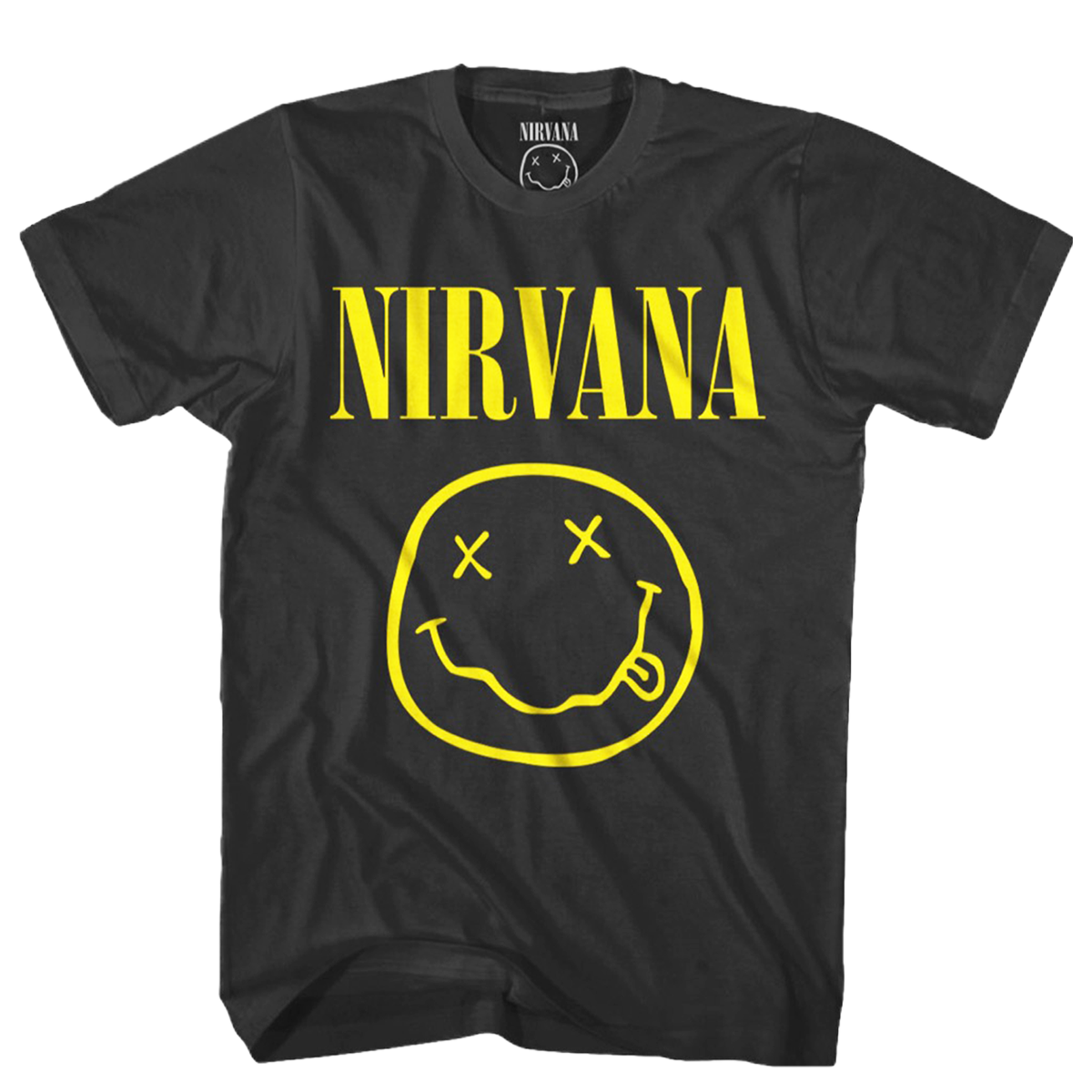 Summer Grunge Clothing - Nirvana Classic Smiley Face Logo Graphic