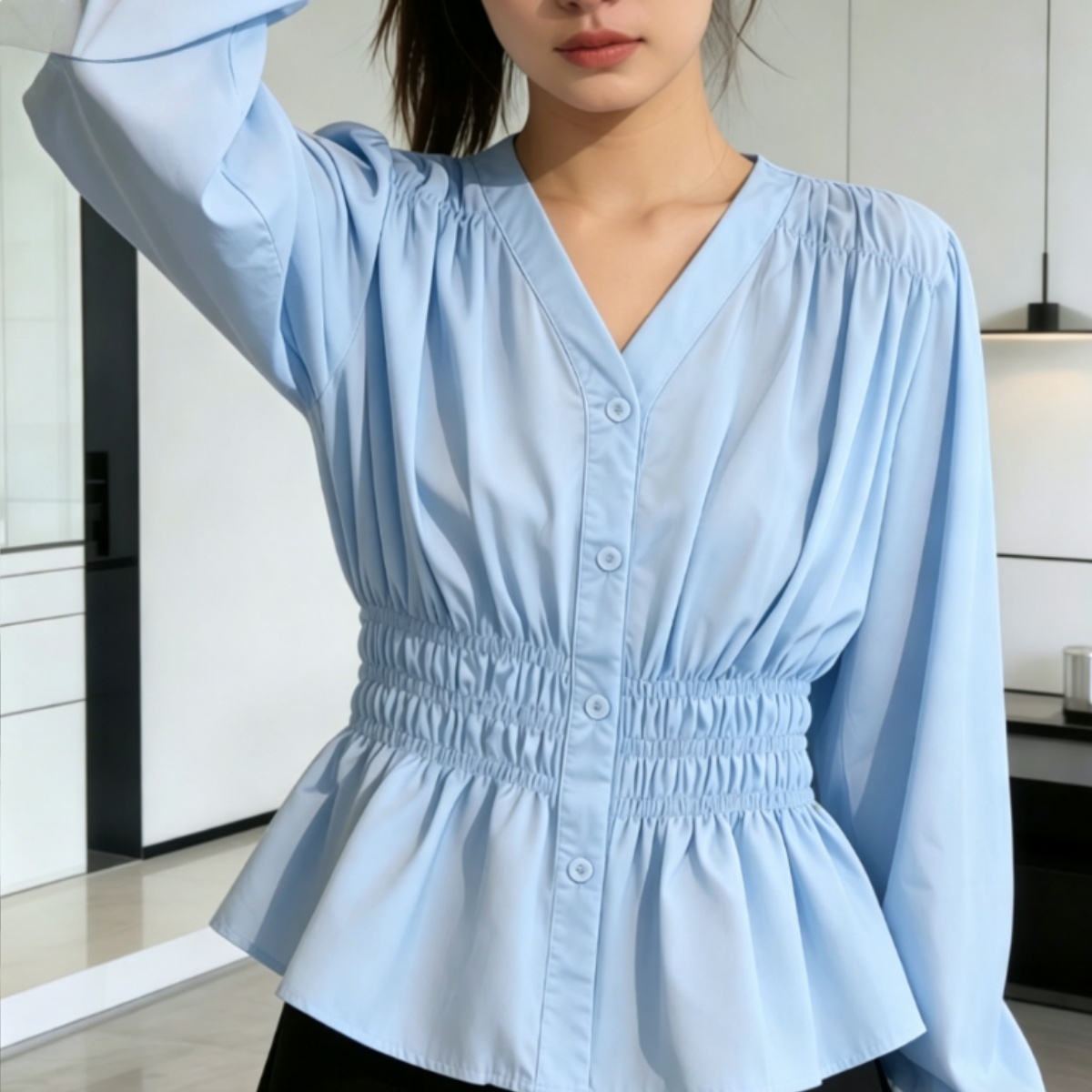 Summer Clothing Office - 200 Pounds Plus Size Office Lady