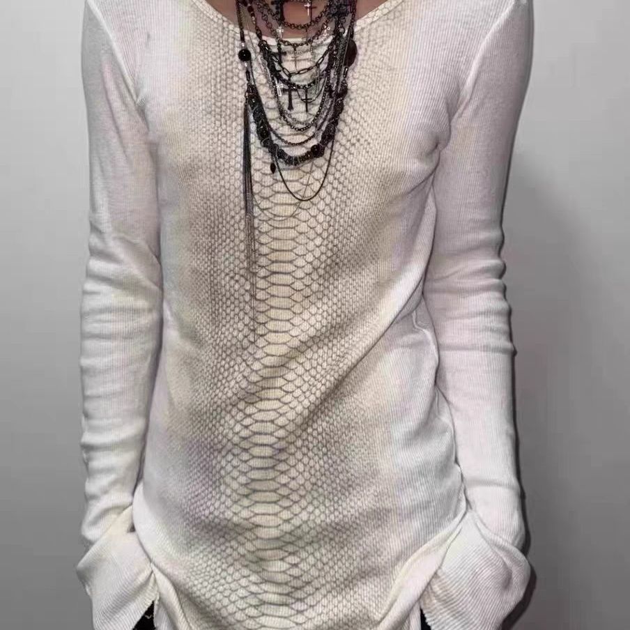 Summer Grunge Clothing - Subculture Trashy Y2k Snakeskin Print T-shirt