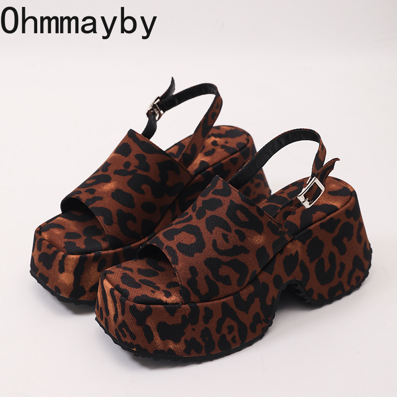Summer Clothing Items - 2026 New Summer Women Leopard Platform