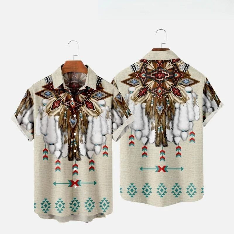 Indian Summer Vintage Clothing - Indian Ethnic Style 3D Print Beach
