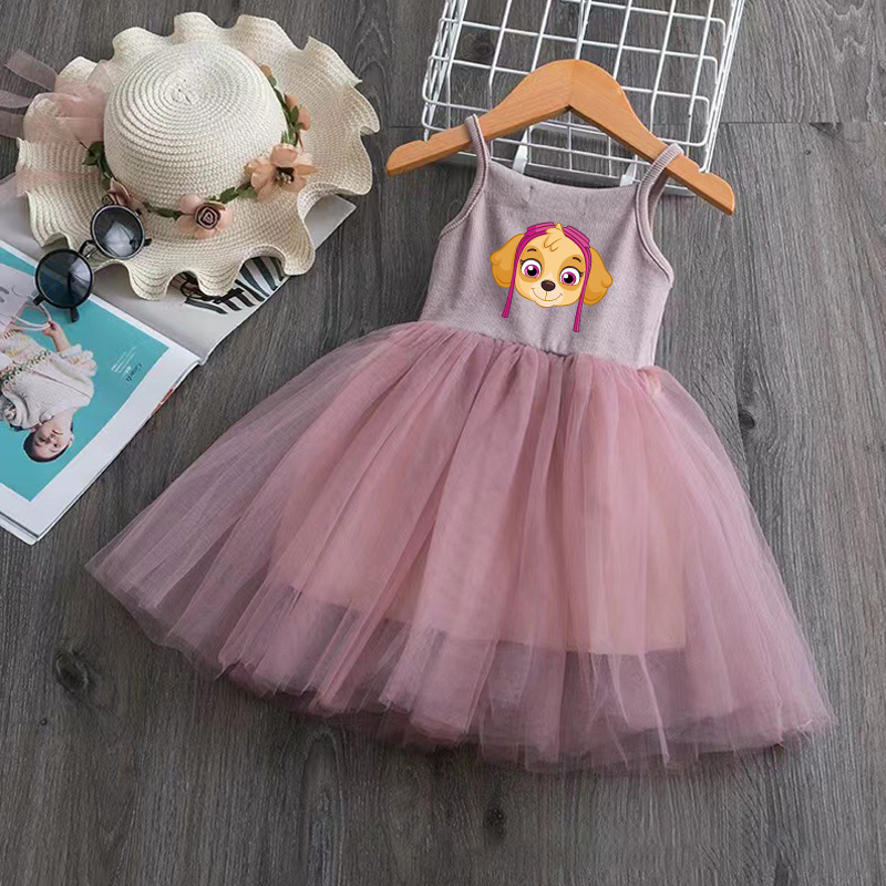 Summer Everest Clothing - Paw Patrols Series Party Dresses Pink