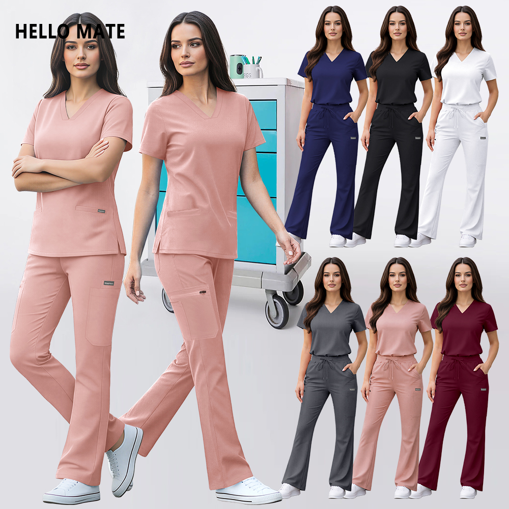Summer Clothing Work - Medical Apparel Scrubs Set Uniform High-quality