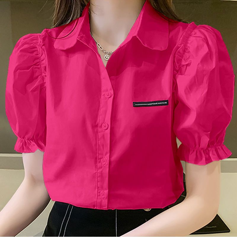 Summer Youth Clothing - Summer New Solid Color Polo Neck