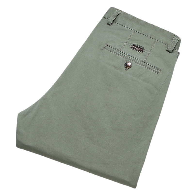Summer Clothing Brands Men - 97% Cotton Casual Pants Mens Spring