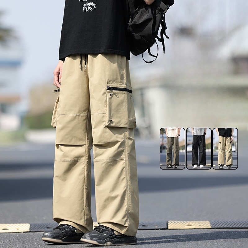 Summer Clothing Work - Streetwear Men's Baggy Cargo Pants Summer