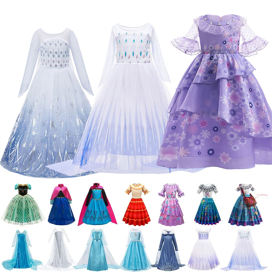 Girl Birthday Encanto Costume  - Summer Kids Clothing recension och pris