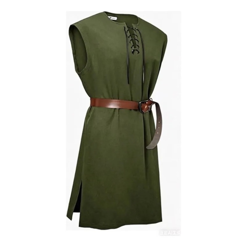 2026 Red Viking Tunic Medieval - Summer Viking Clothing recension och pris