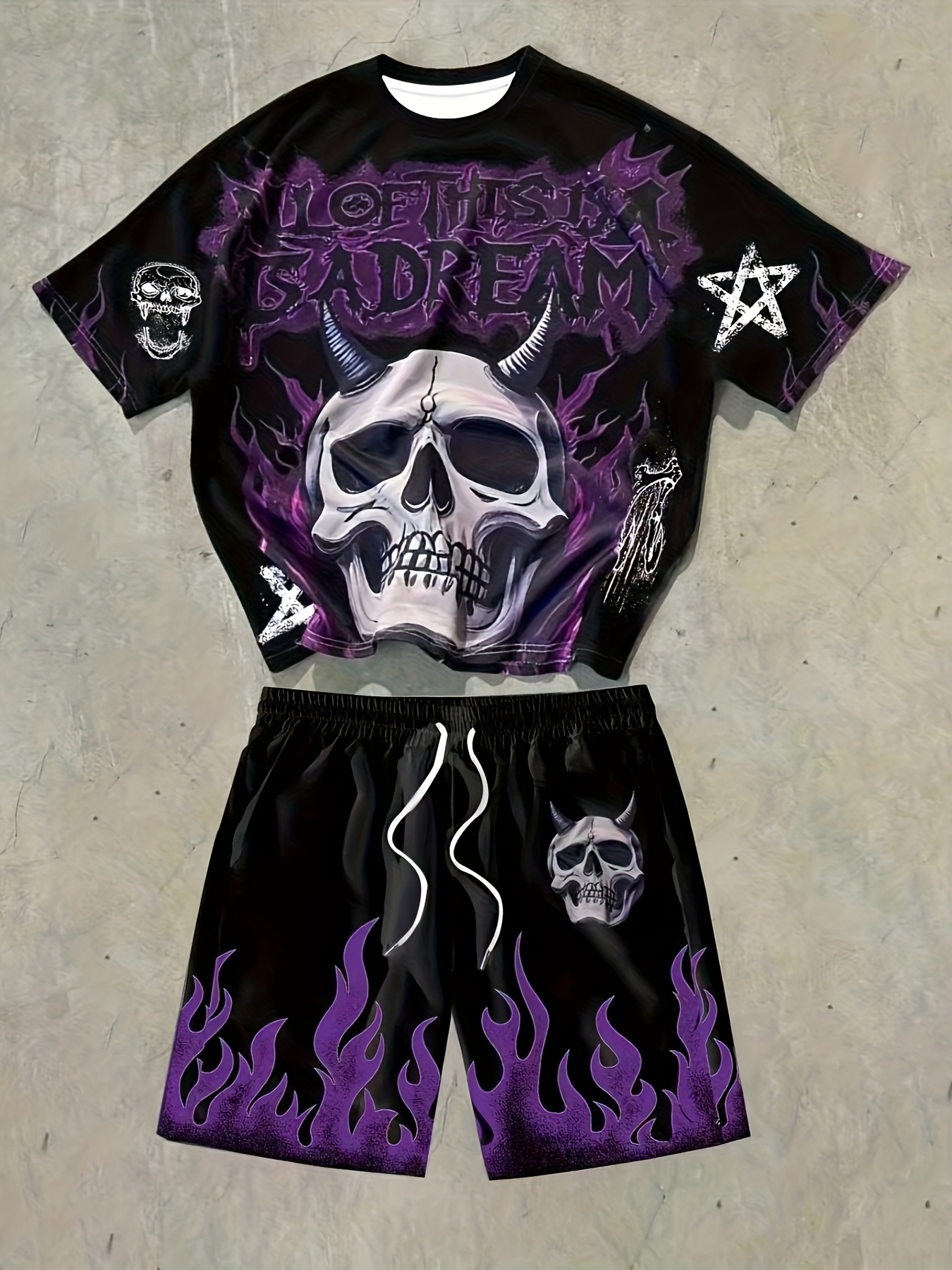 Hot Selling men's New Skull Le - Summer Clothing Styles recension och pris