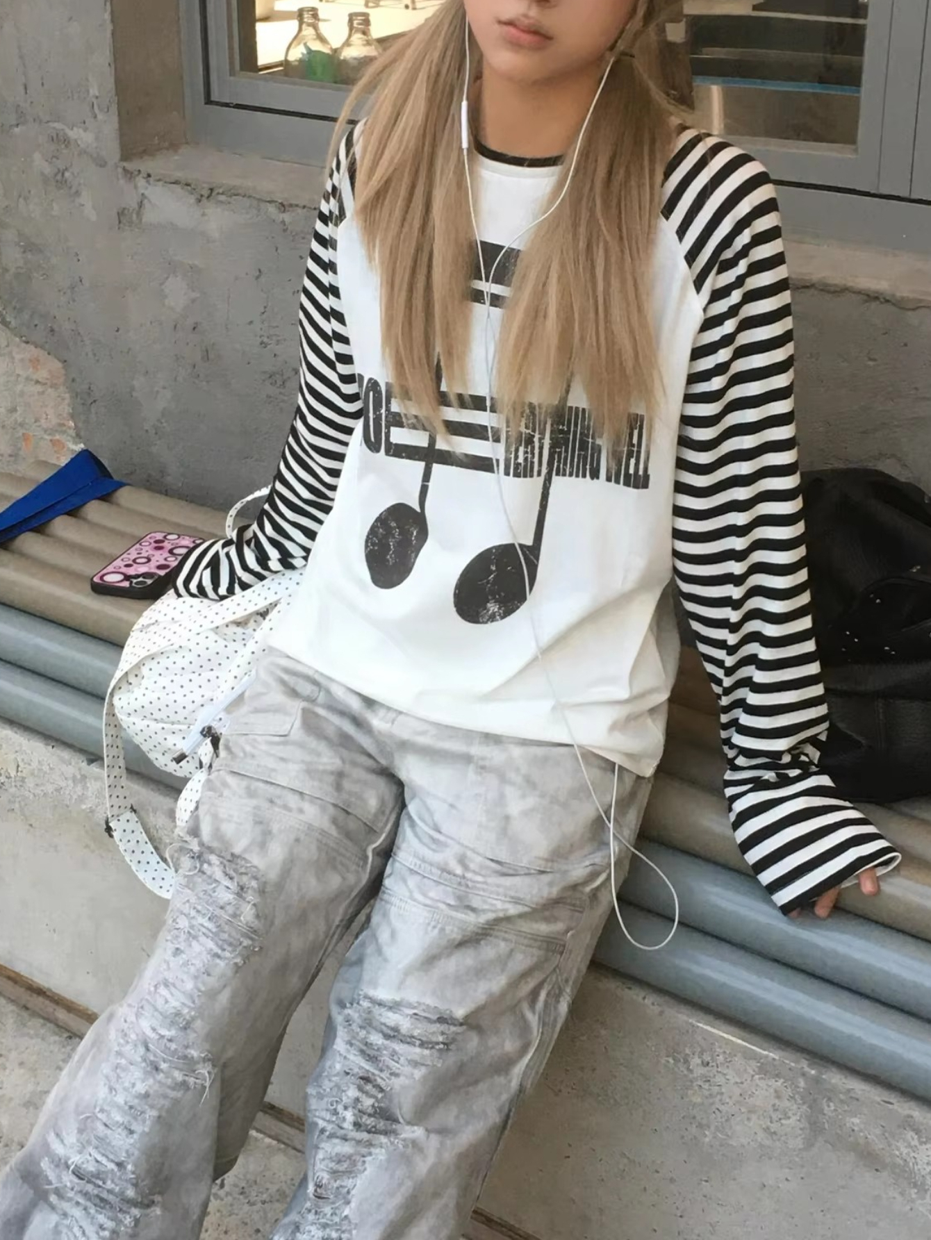 Y2k Emo Women Streetwear Music - Summer Grunge Clothing recension och pris