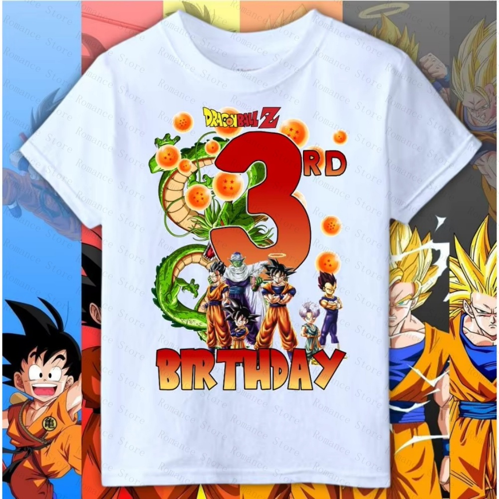 2026 Summer Dragon Ball BIRTHD - Summer Clothing Kids Boys recension och pris