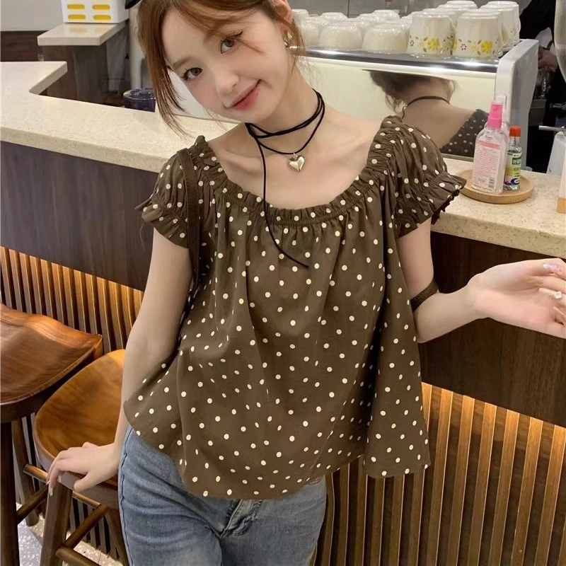 Korean Temperament Polka Dot L - Summer Youth Clothing recension och pris