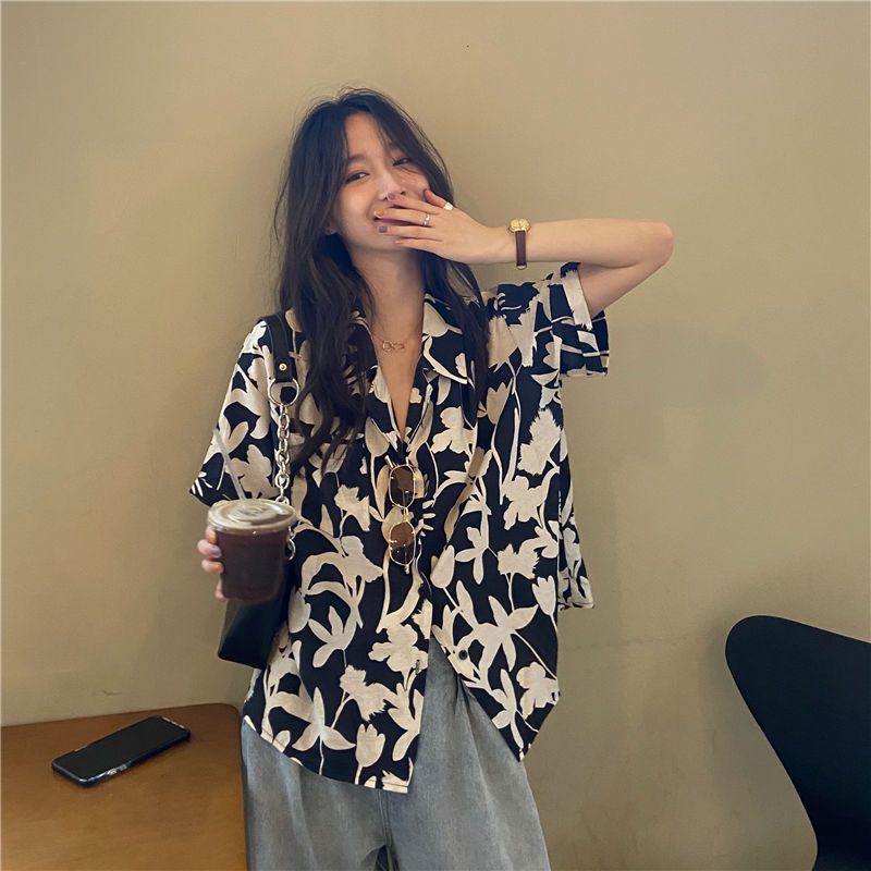 Summer New Printing Loose Shir - Summer Youth Clothing recension och pris