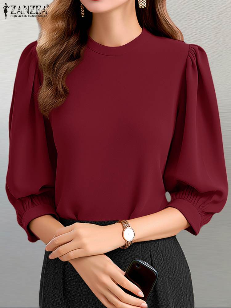 ZANZEA Fashion OL Work Shirt W - Summer Clothing Work recension och pris