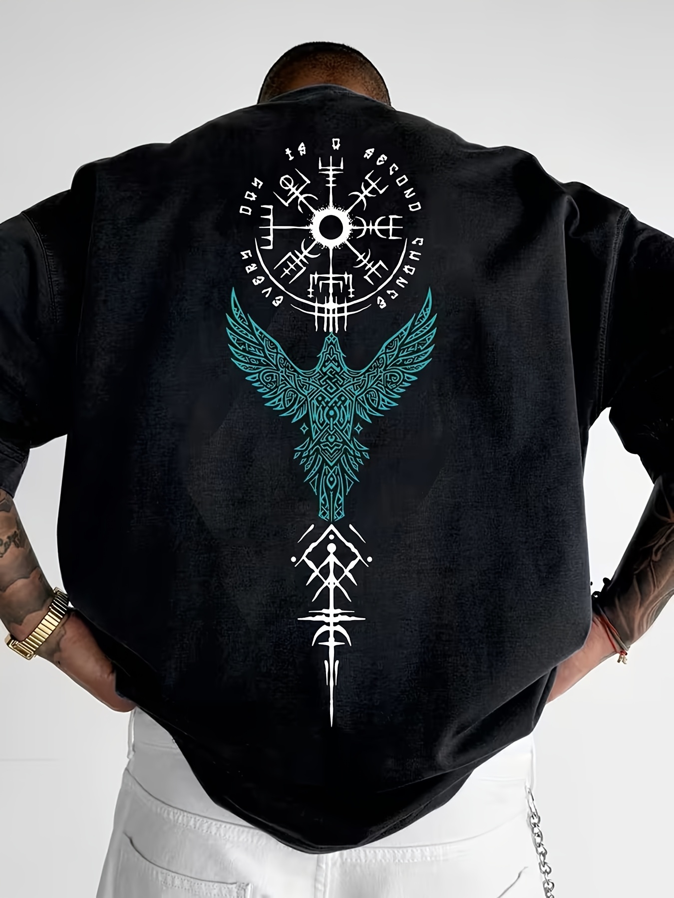 Men's 100% Cotton Short Sleeve - Summer Viking Clothing recension och pris