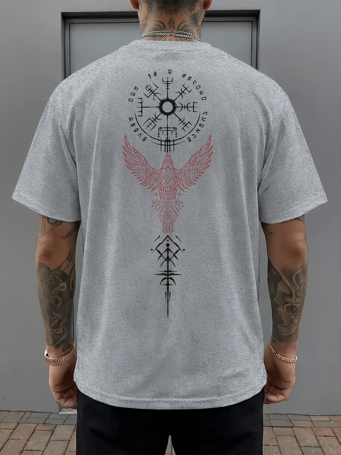 Men's 100% Cotton Short Sleeve - Summer Viking Clothing recension och pris