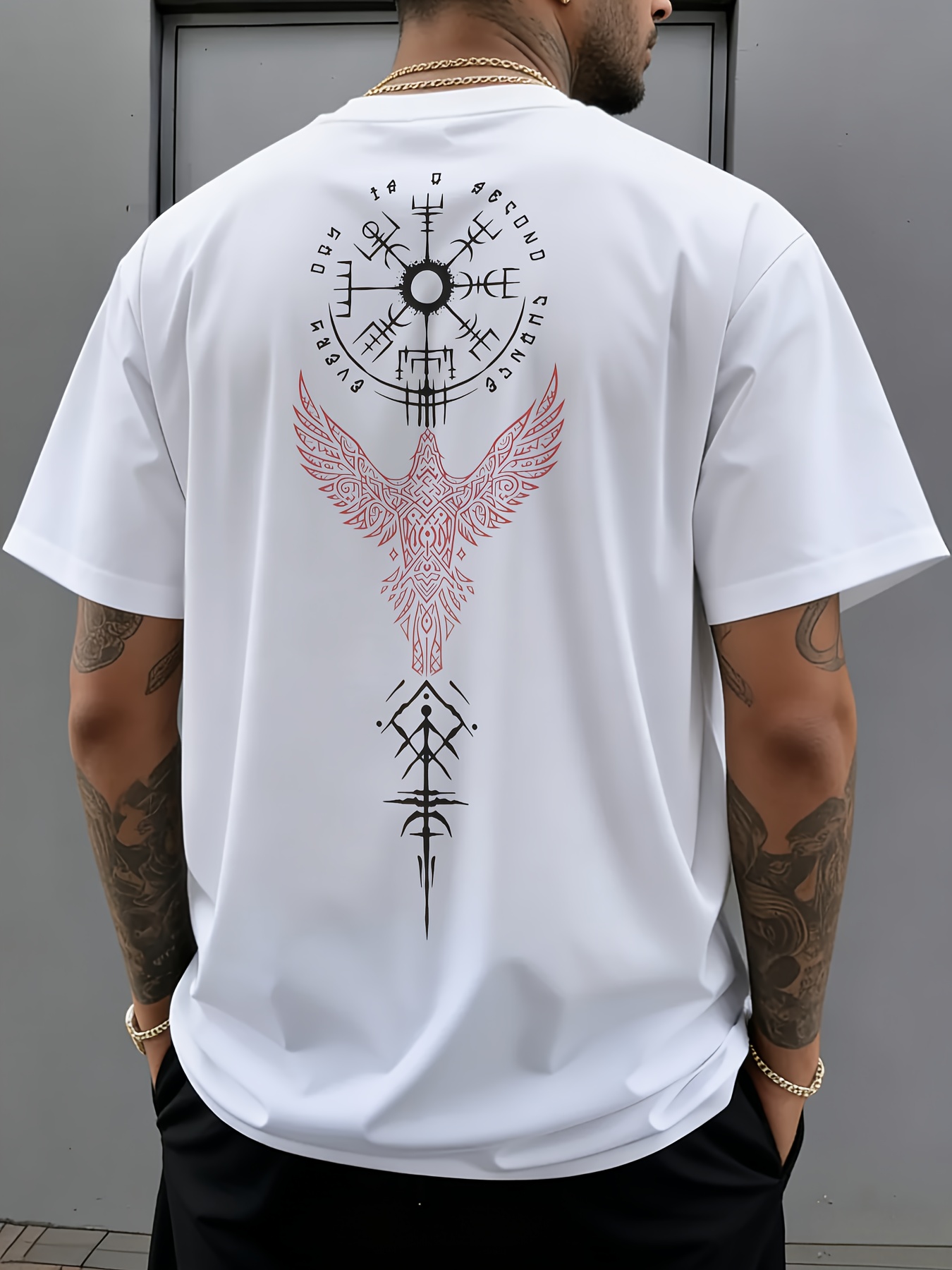 Men's 100% Cotton Short Sleeve - Summer Viking Clothing recension och pris
