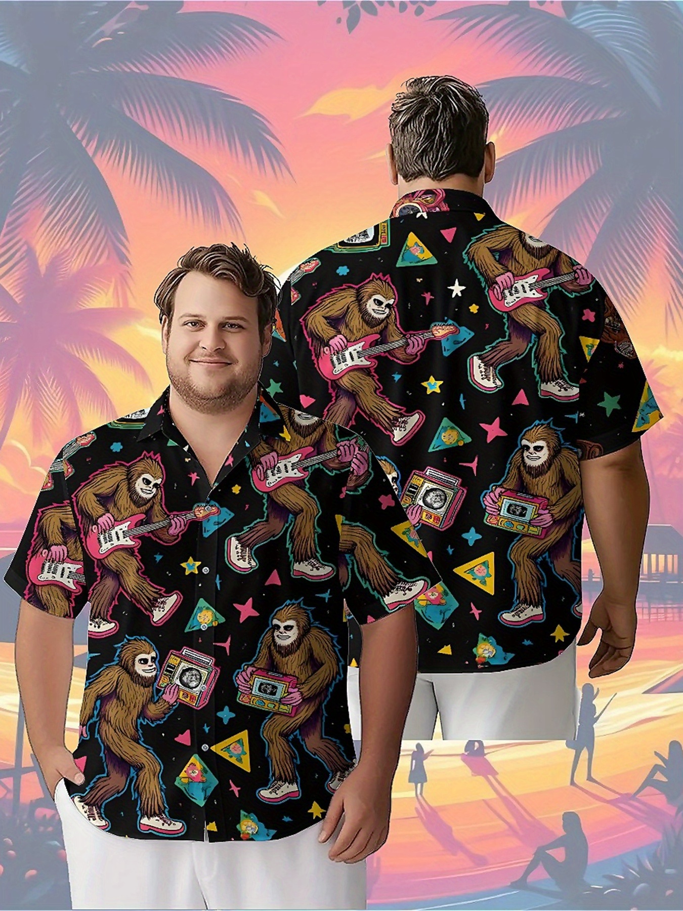 Men's Plus Size Hawaiian Shirt - Summer Youth Clothing recension och pris