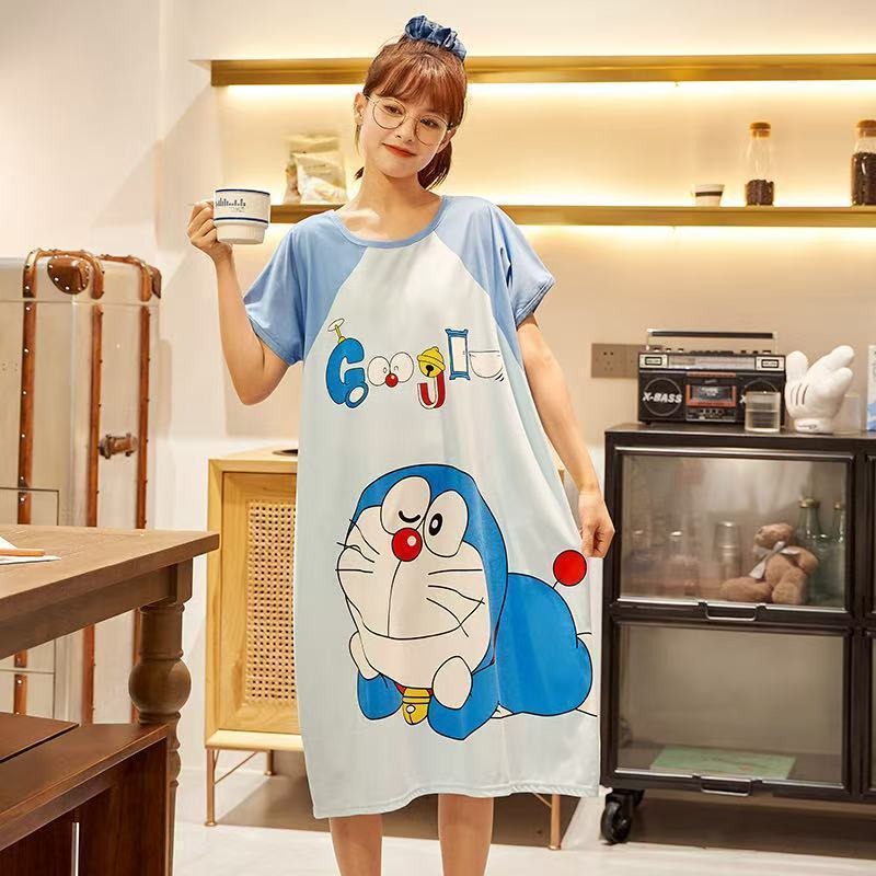 Doraemon cute nightdress for w - Summer Nights Clothing recension och pris