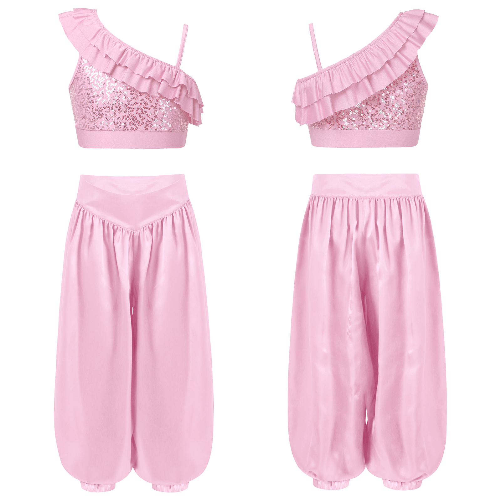 Children Shiny Sequins Dance C - Summer Kids Clothing recension och pris