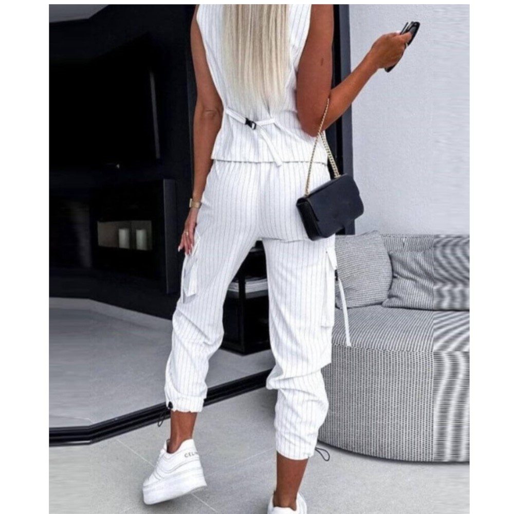 Women's Fashion Striped Printe - Summer Clothing Work recension och pris