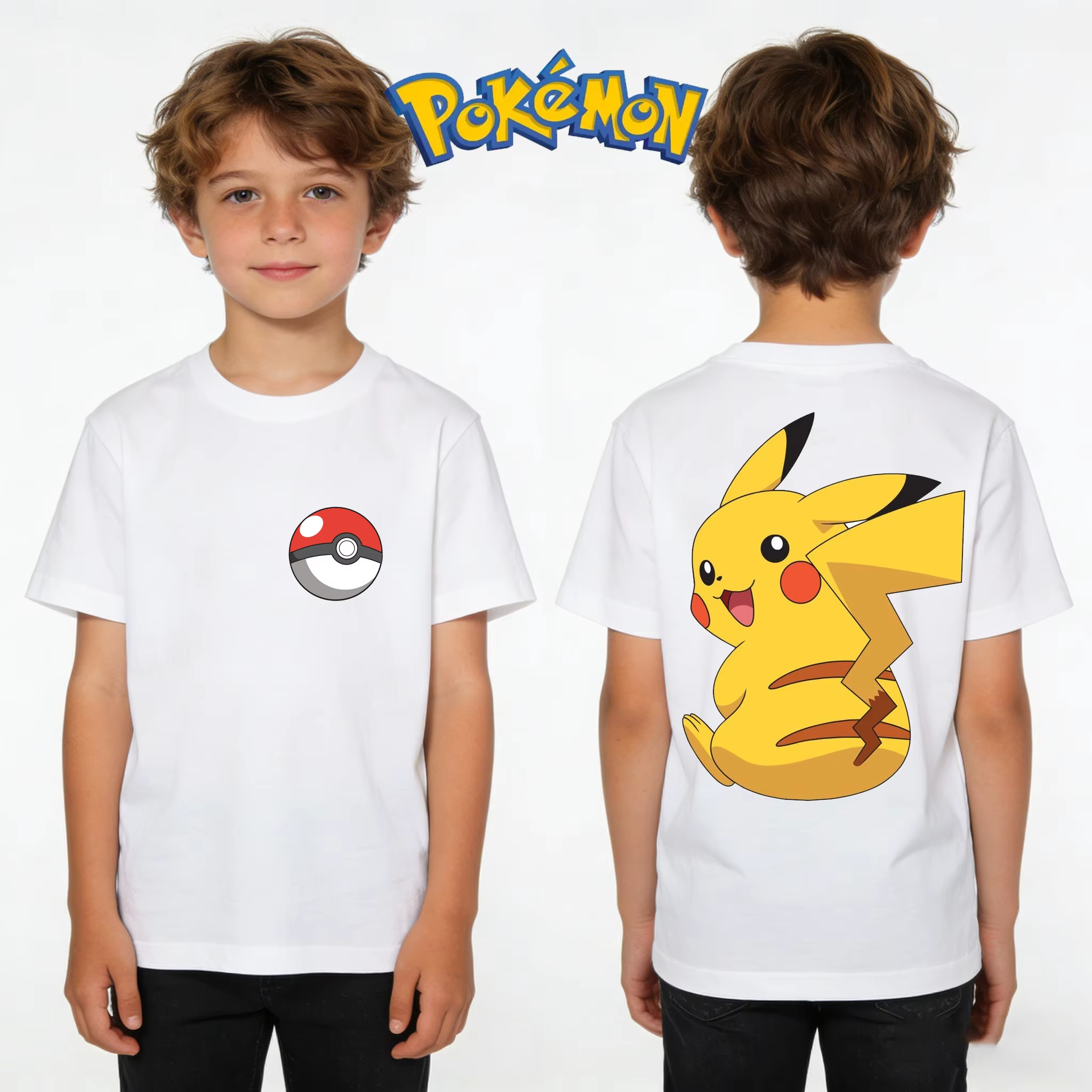 Pokémon Pikachu T-shirt Kids P - Summer Clothing Kids Boys recension och pris
