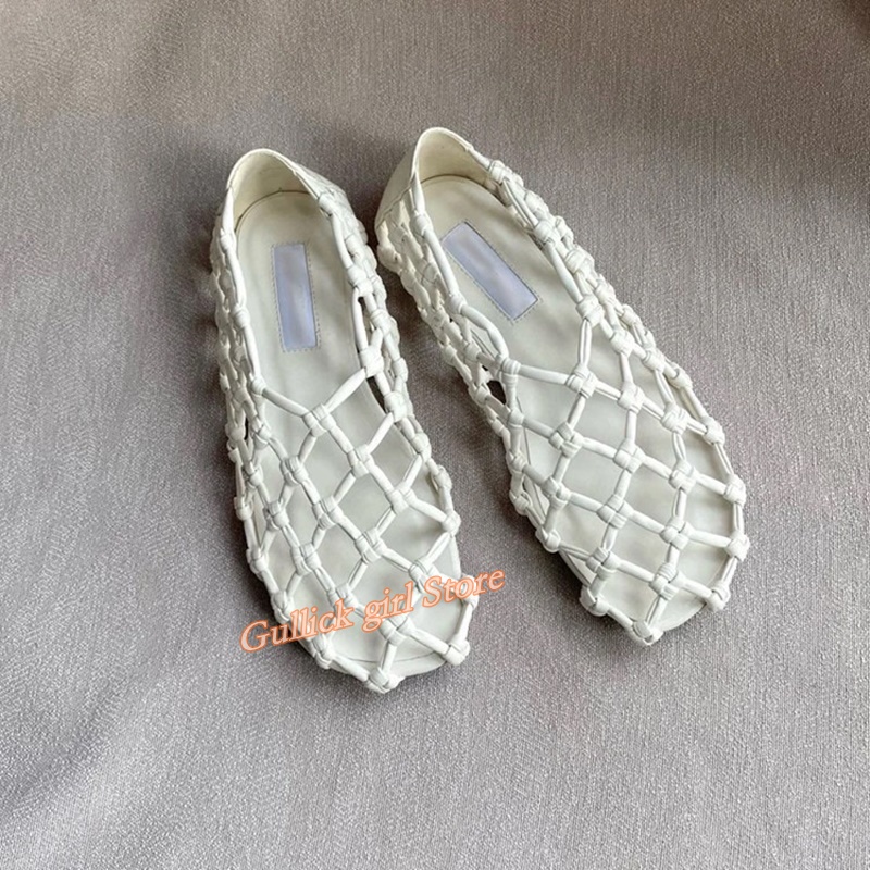 French Woven Mesh Hollow flat  - Summer Clothing Items recension och pris