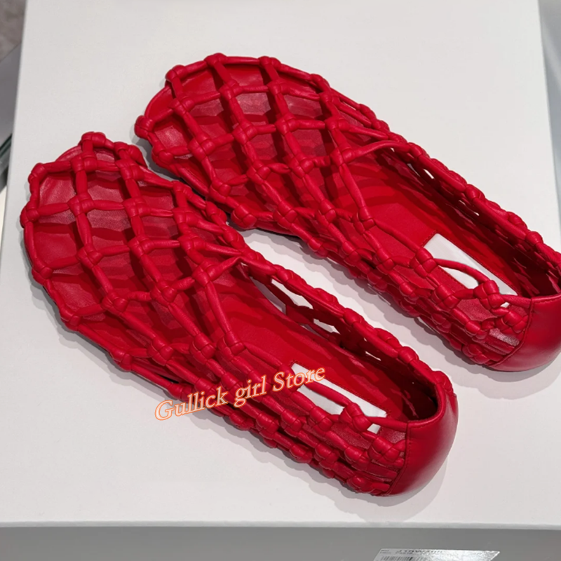 French Woven Mesh Hollow flat  - Summer Clothing Items recension och pris