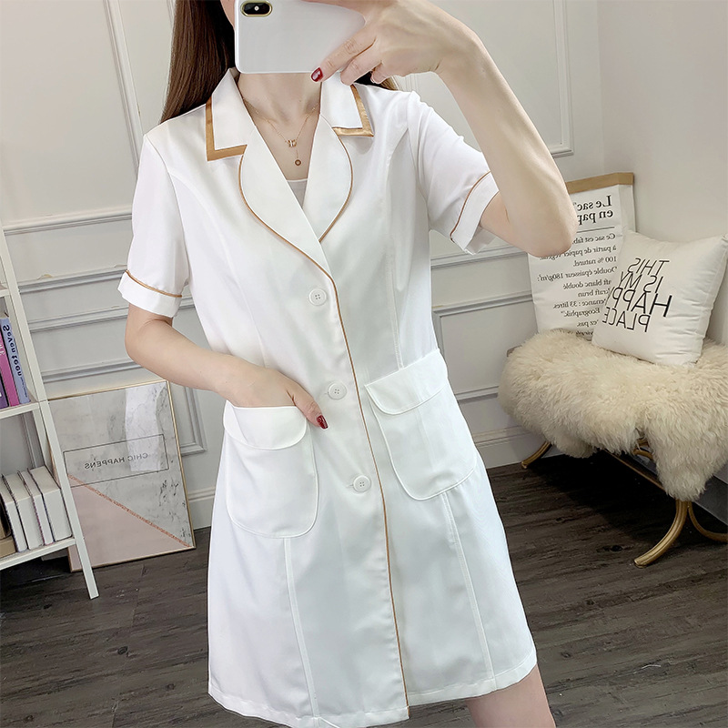 Beauty Salon Overalls Female D - Summer Clothing Work recension och pris