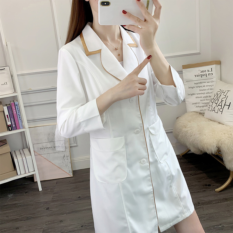 Beauty Salon Overalls Female D - Summer Clothing Work recension och pris