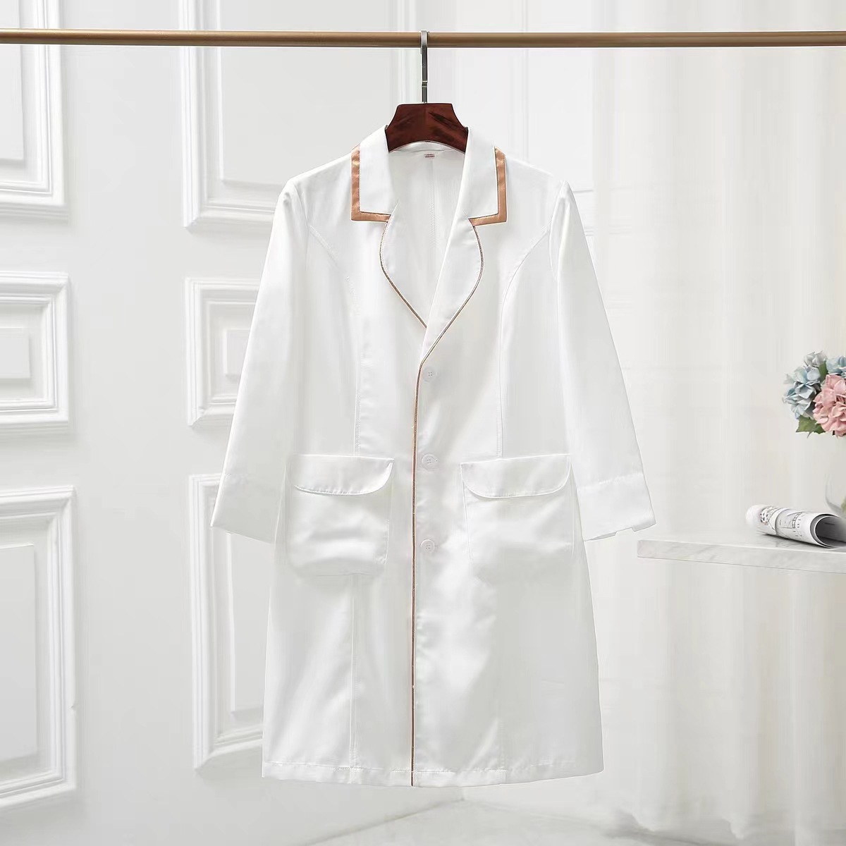 Beauty Salon Overalls Female D - Summer Clothing Work recension och pris