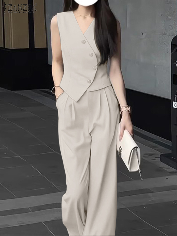 ZANZEA Elegant Summer Sleevele - Summer Clothing Work recension och pris
