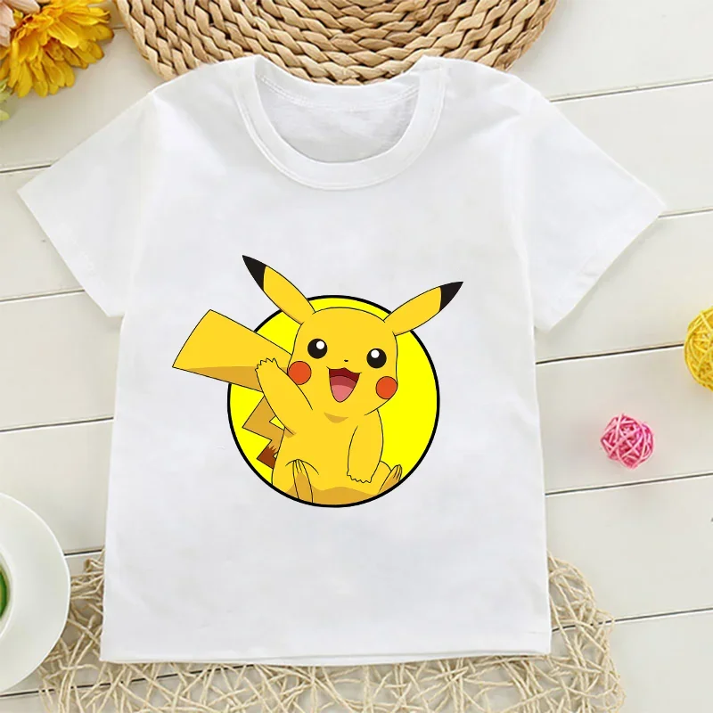 Pikachu Pokemon Cotton T Shirt - Summer Clothing Kids Boys recension och pris