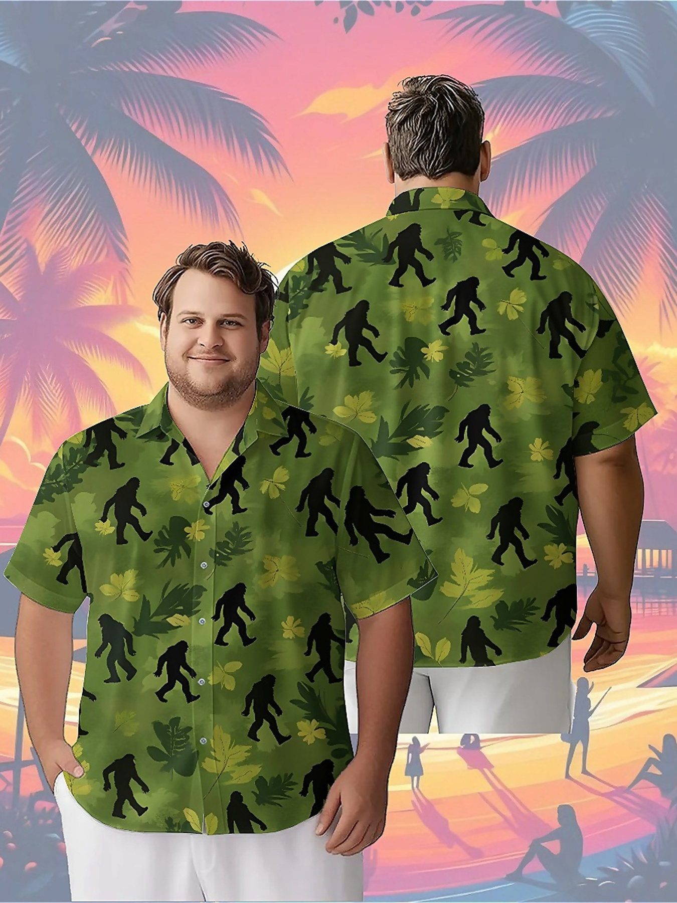 Men's Plus Size Hawaiian Shirt - Summer Youth Clothing recension och pris