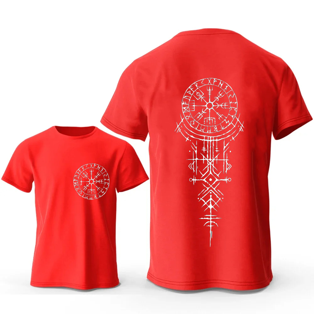 Viking Runic Compass Graphic T - Summer Viking Clothing recension och pris
