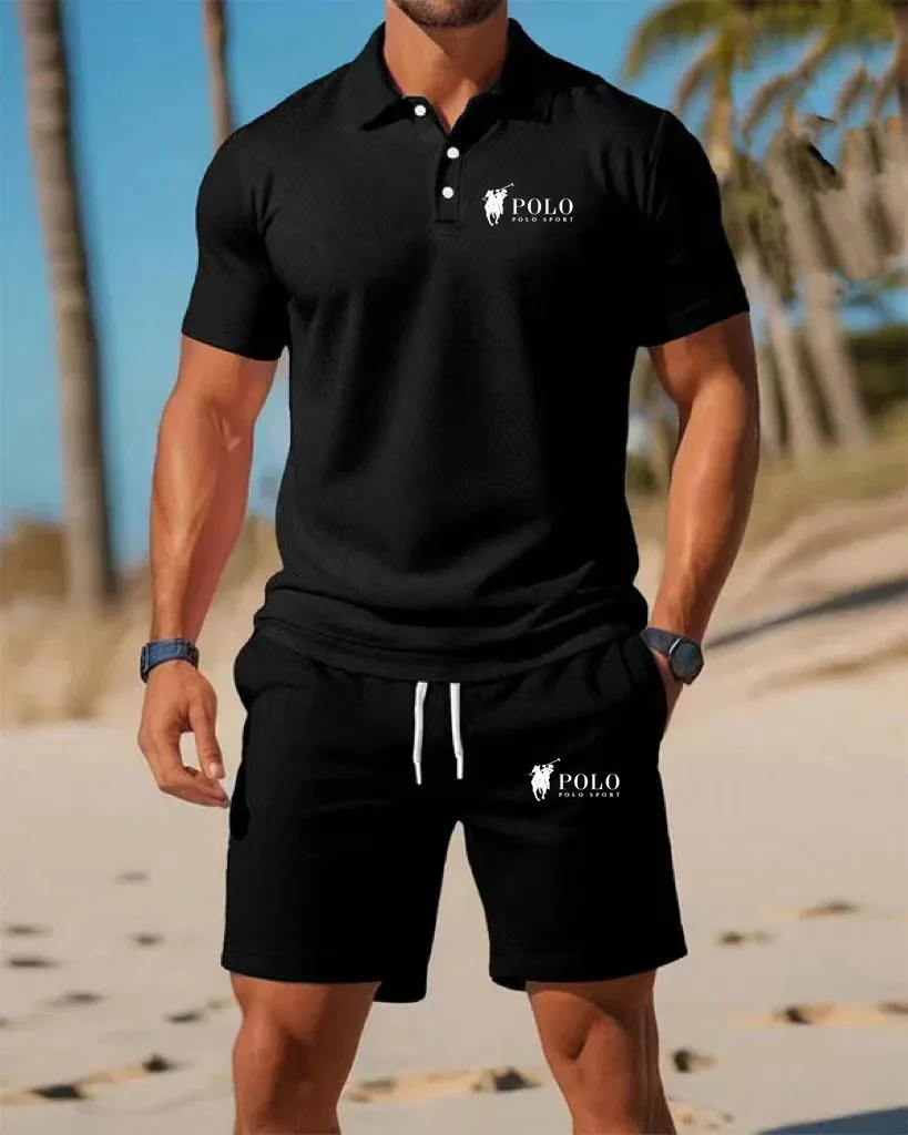 Men's Polo Shirt Set Summer Qu - Summer Clothing Office recension och pris