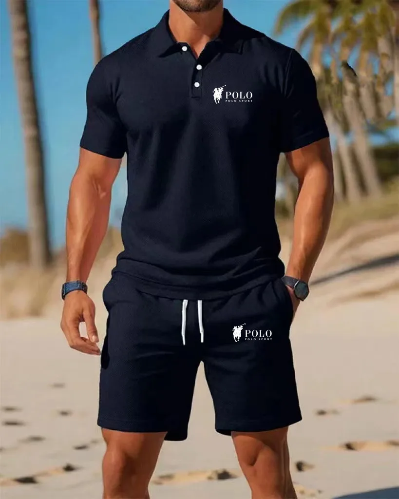 Men's Polo Shirt Set Summer Qu - Summer Clothing Office recension och pris