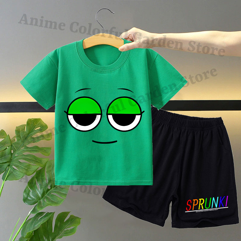 Sprunki 2pcs T-shirt and Short - Summer Kids Clothing recension och pris