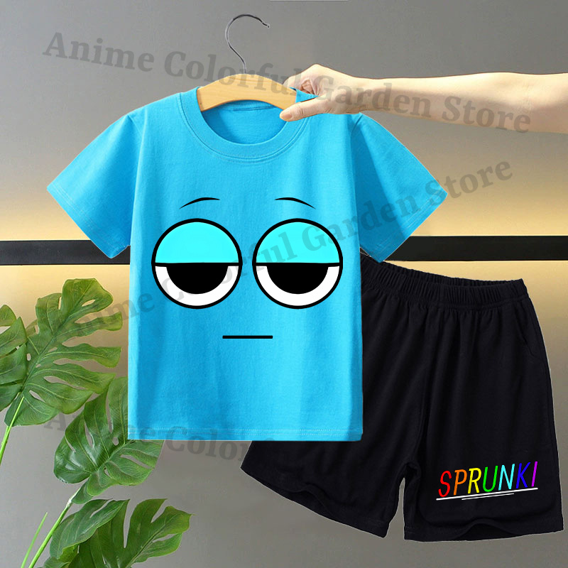 Sprunki 2pcs T-shirt and Short - Summer Kids Clothing recension och pris