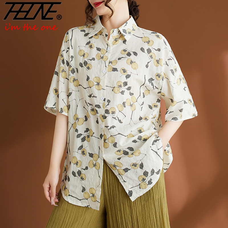 THHONE Fashion Summer Woman Bl - Indian Summer Vintage Clothing recension och pris