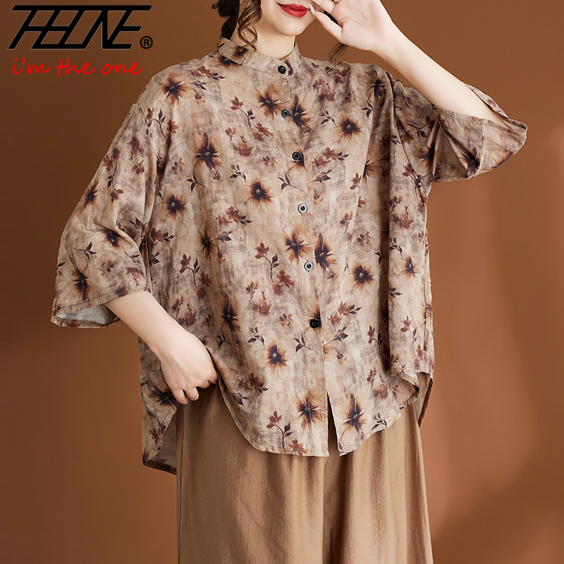 THHONE Fashion Summer Woman Bl - Indian Summer Vintage Clothing recension och pris
