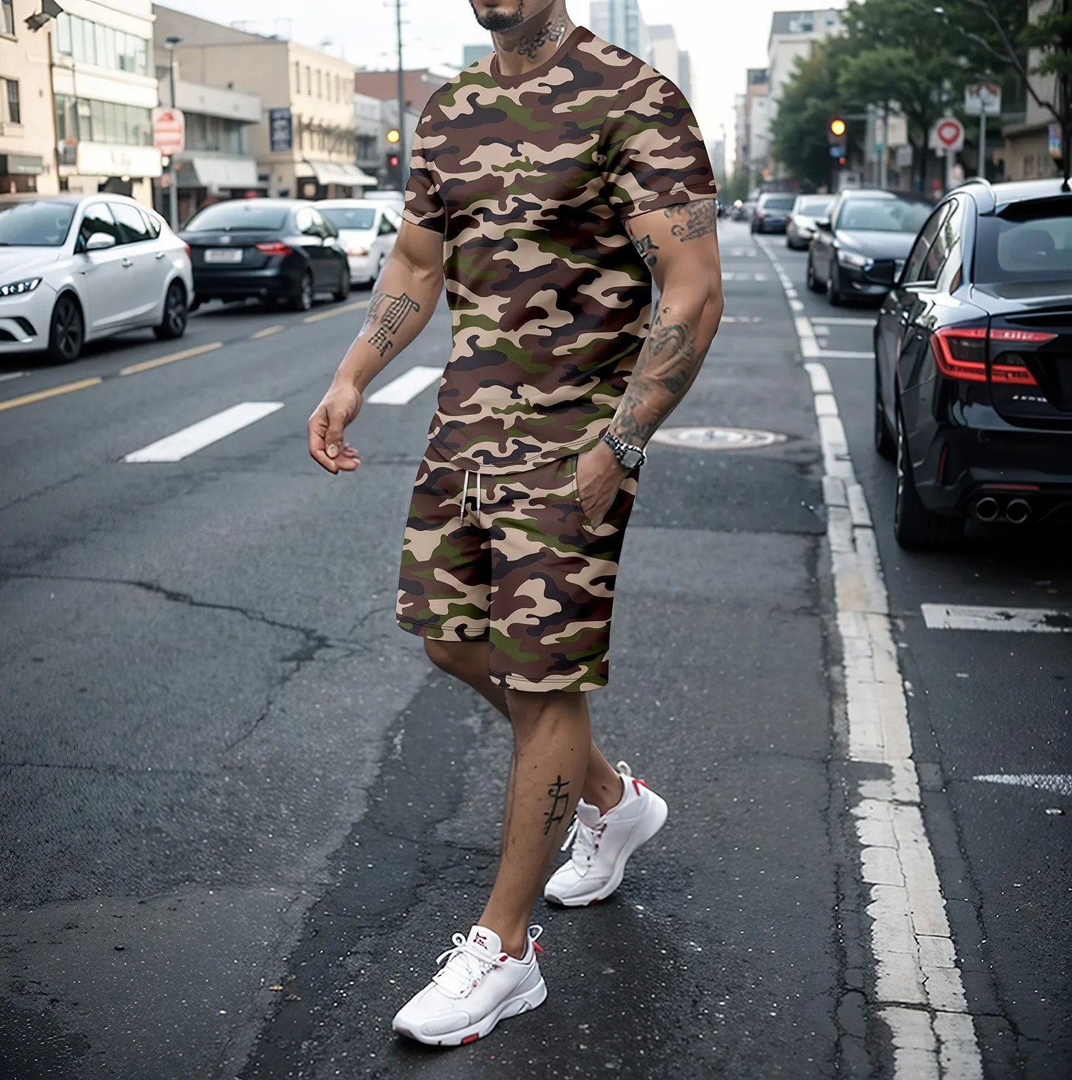 Camouflage Outdoor Tracksuits  - Summer Clothing Items recension och pris