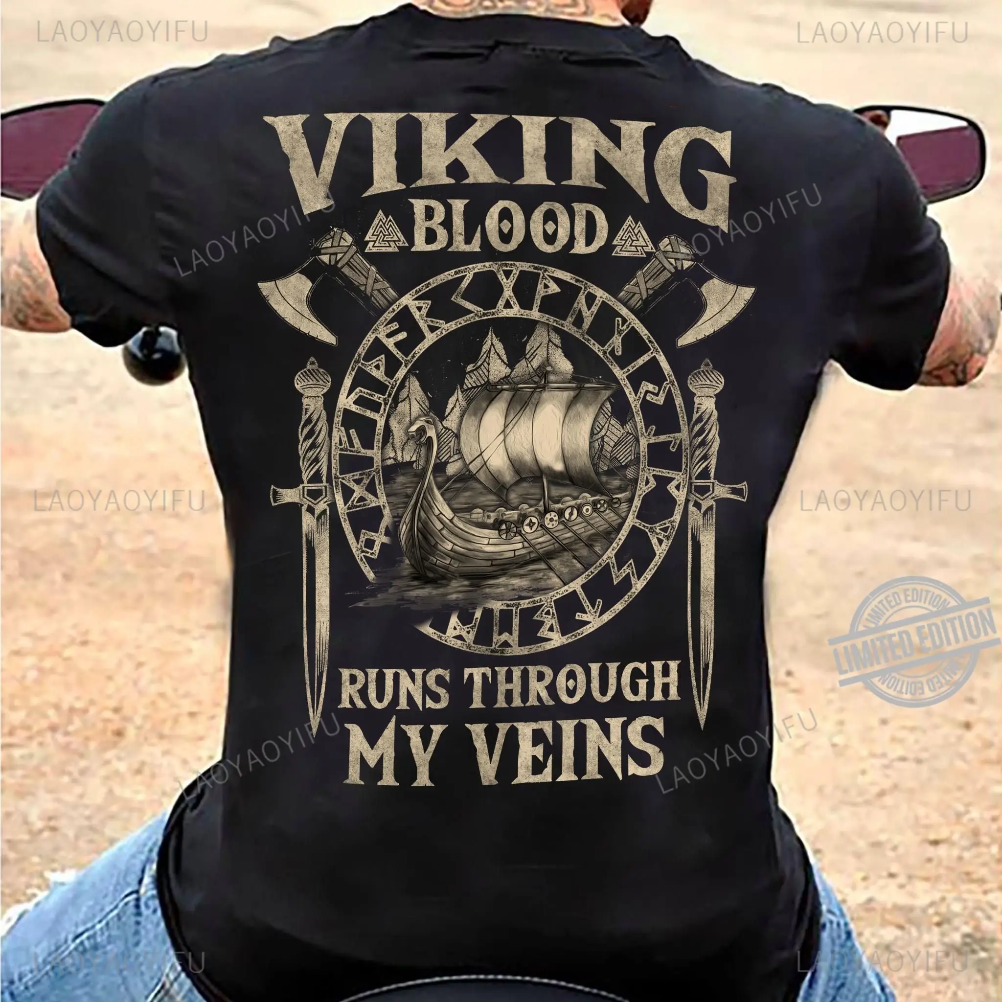 Viking Blood High Quality 100% - Summer Viking Clothing recension och pris