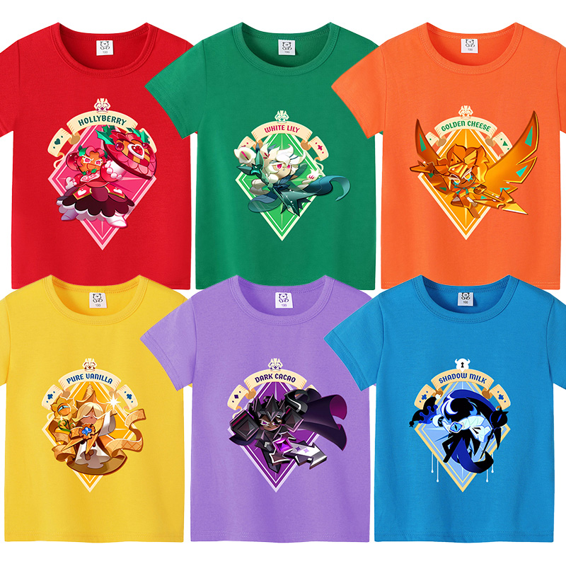 Cookie Run Kingdom Children T  - Summer Clothing Kids Boys recension och pris