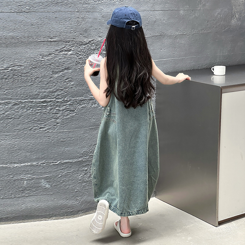 Vintage Blue Children Girls Hi - Summer Kids Clothing recension och pris