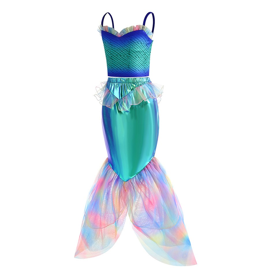 Disney Mermaid Dress Up Costum - Summer Kids Clothing recension och pris