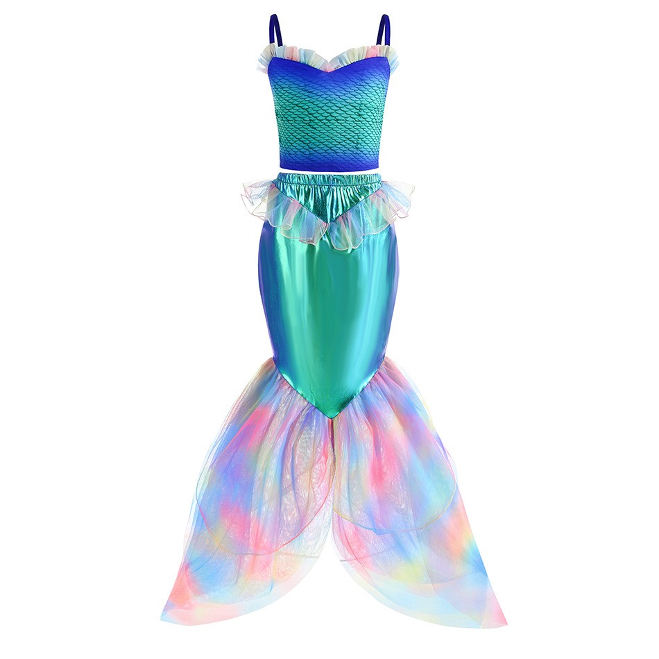 Disney Mermaid Dress Up Costum - Summer Kids Clothing recension och pris