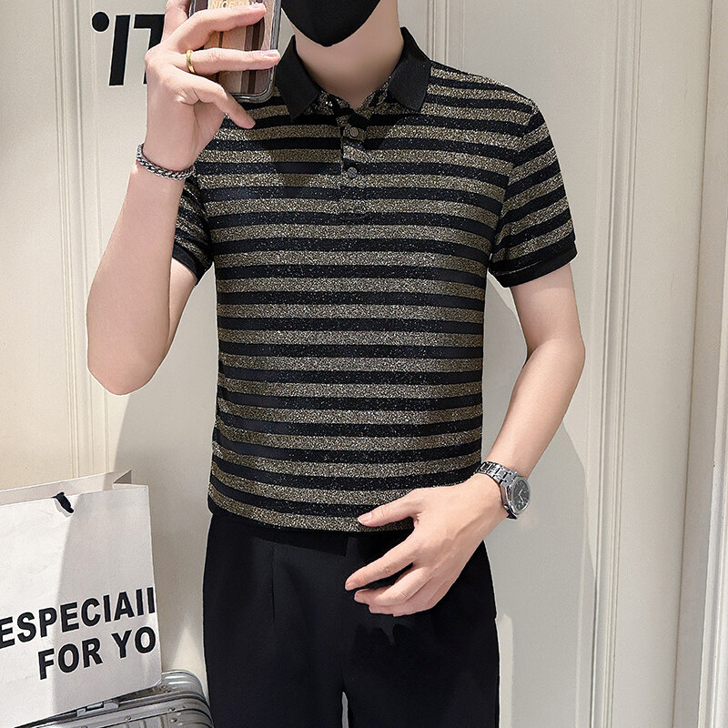 Summer Sequins Men's Polo Shir - Summer Nights Clothing recension och pris