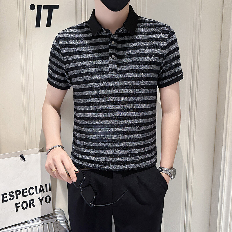 Summer Sequins Men's Polo Shir - Summer Nights Clothing recension och pris