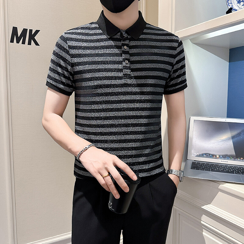 Summer Sequins Men's Polo Shir - Summer Nights Clothing recension och pris